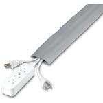 Cordinate 10ft. Cable Management Cord Cover, Gray 